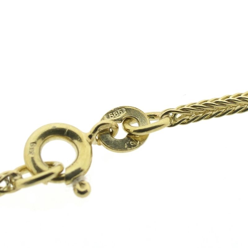 Image 5 of Gold square foxtail link chain