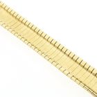 Image 7 of Gold omega link bracelet.