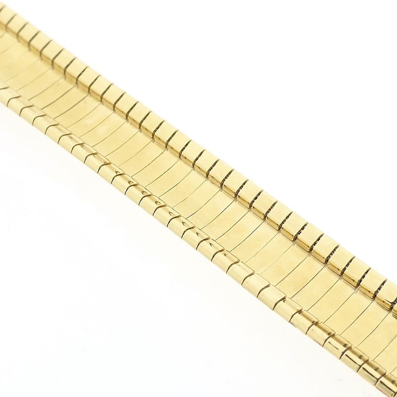 Image 7 of Gold omega link bracelet.
