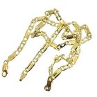 Image 4 of Two-tone gold link chain | 50 cm