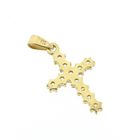 Image 6 of Gold cross pendant with zirconia