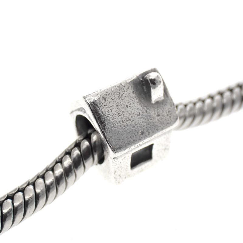 Image 2 of Pandora charm; Silver; Small House