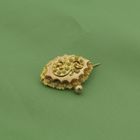 Image 7 of Antique gold brooch of a hat bell
