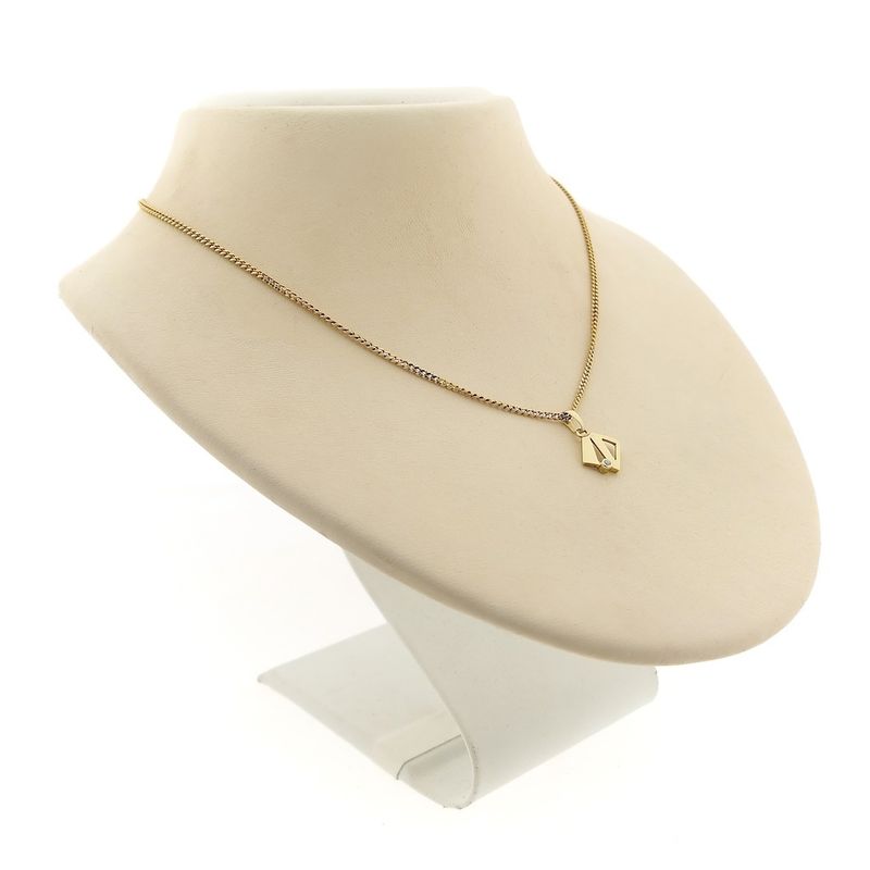 Image 6 of Gold pendant with zirconia