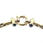 Image 2 of 18K bicolor gold solid link necklace | 46 cm