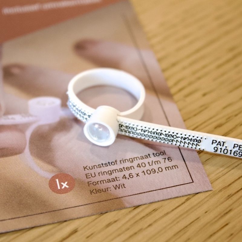 Image 2 of Ring size tool; Easily measure your ring size with this adjustable ring size tool.