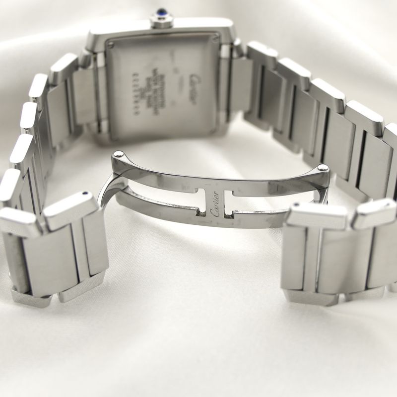 Image 14 of Cartier Tank Française 2302; Automatic unisex watch