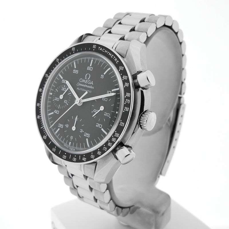 Image 3 of Omega Speedmaster Reduced; Automatic Chronograph watch