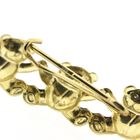 Image 6 of Gold brooch with bears