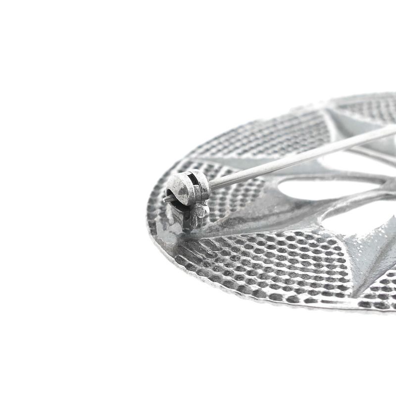 Image 7 of Vintage silver starburst brooch