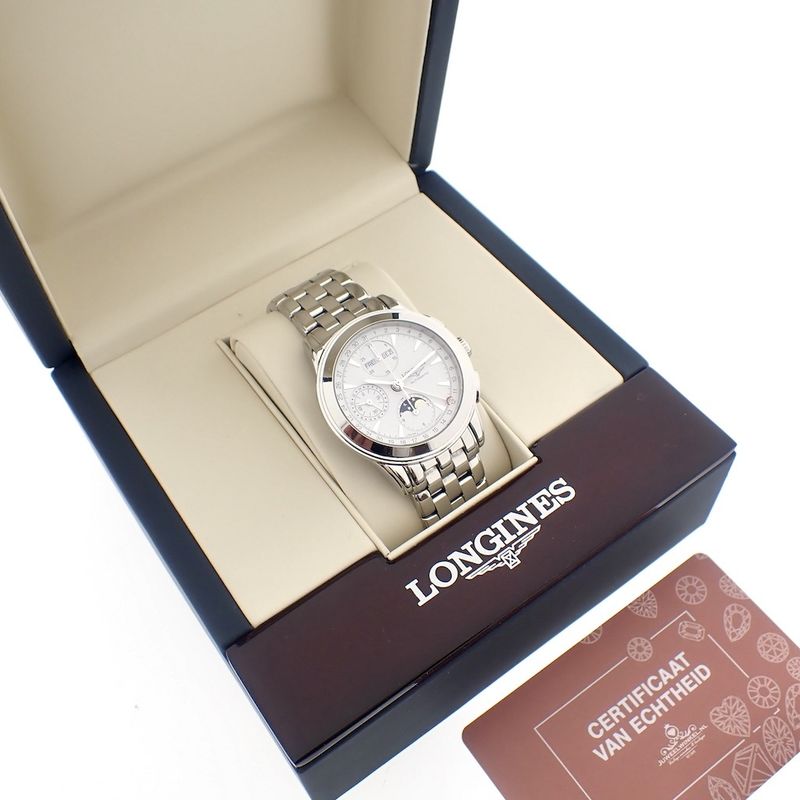 Image 2 of Longines Flagship Day-Date Moonphase; Automatic men's watch