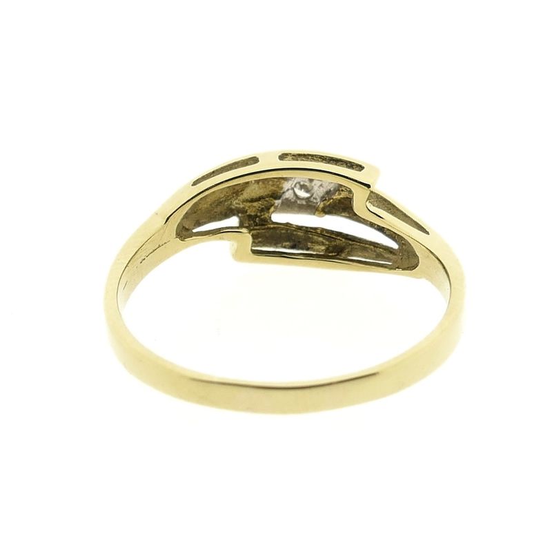 Image 7 of Gold ring with diamond