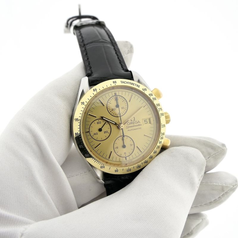 Image 12 of Omega Speedmaster Date 'Gold & Steel' 3711.10.09; Chronograph men's watch