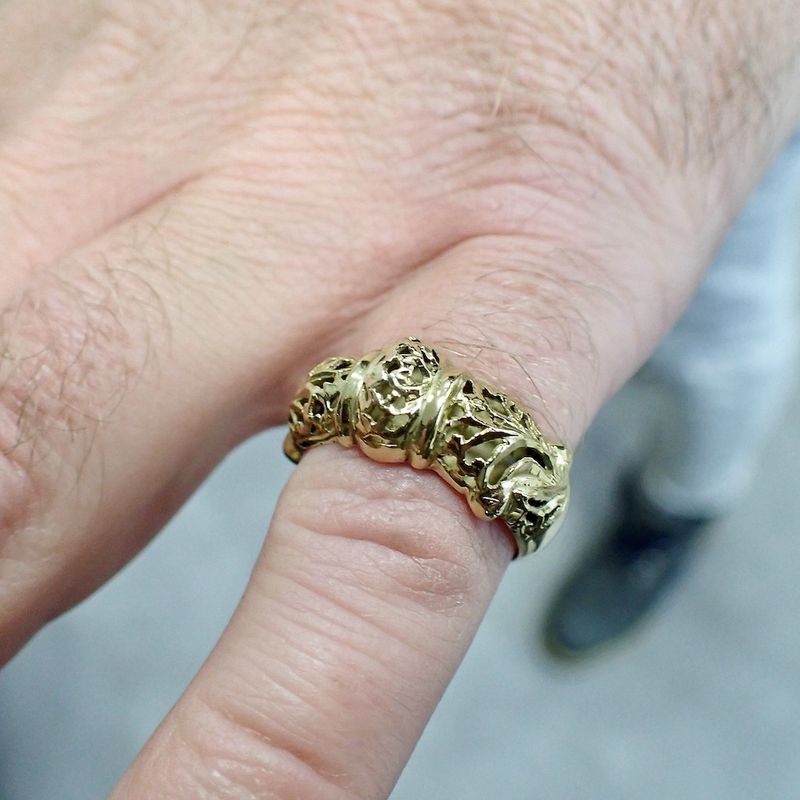 Image 5 of Gold robust ring | Vintage