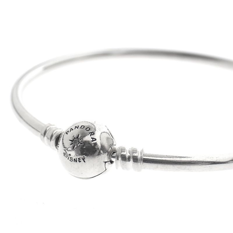 Image 3 of Disney X Pandora bracelet; Silver; Lion King Charm Bangle | Ø 60.0 mm