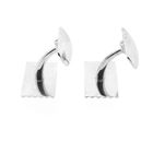 Image 7 of White gold cufflinks