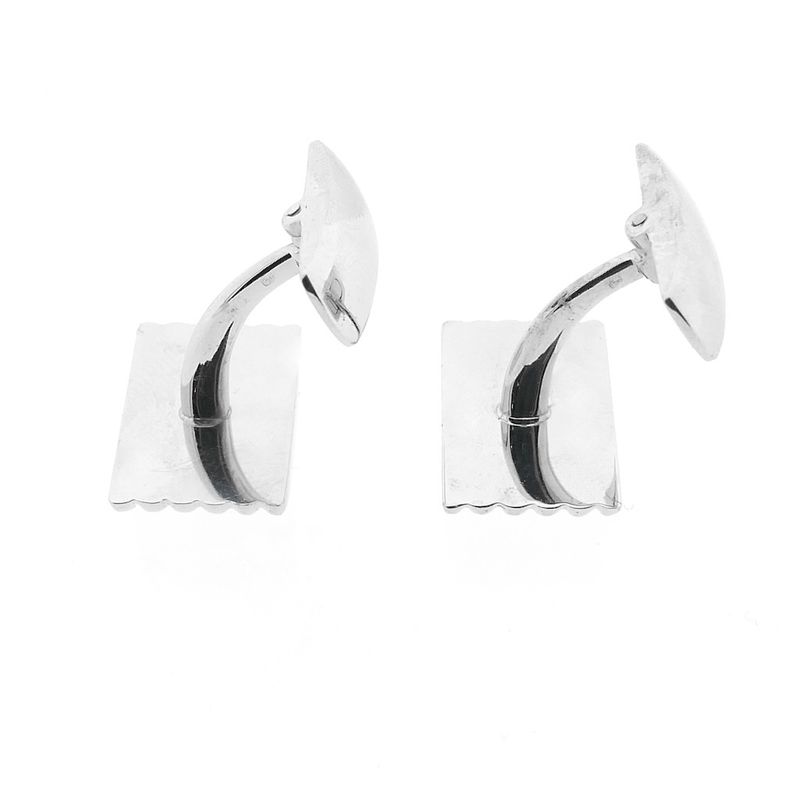 Image 7 of White gold cufflinks