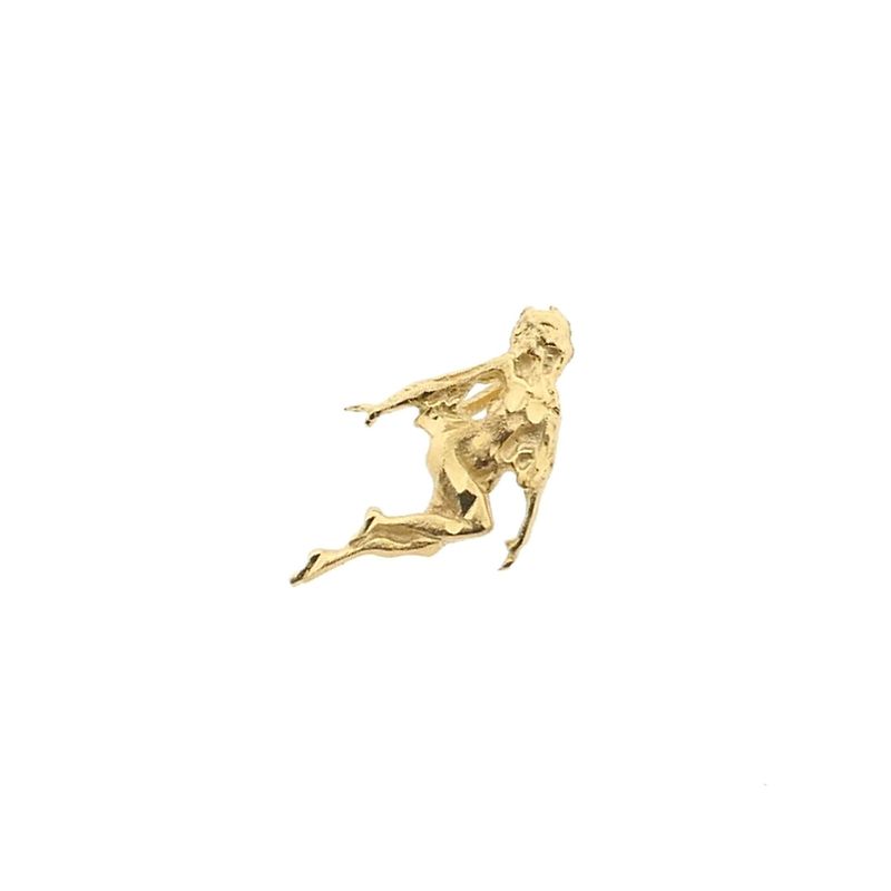Image 8 of Golden abstract pendant of an elf
