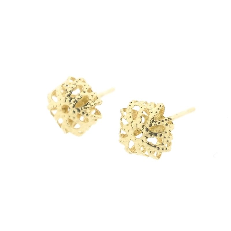 Image 7 of Gold stud earrings | Vintage