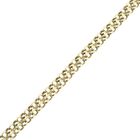 Image 8 of Gold double jasseron link bracelet | 19 cm