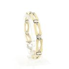 Image 1 of Two-tone gold fantasy link bracelet