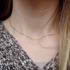 Image 5 of Gold anchor link chain | 45.5 cm