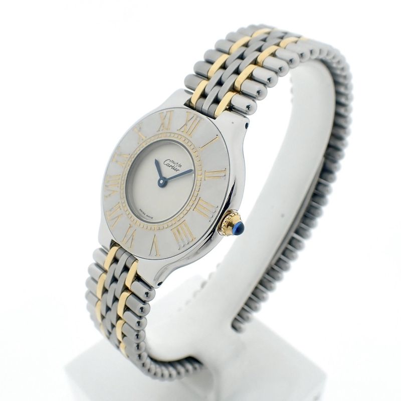 Image 2 of Cartier Must 21; Gold/steel women's watch