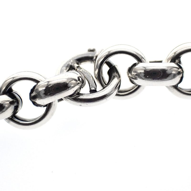 Image 5 of Silver jasseron necklace | 44 cm