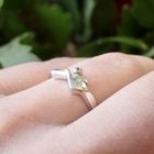 Image 2 of Silver ring with fantasy design