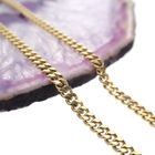 Image 8 of 18K Gold Flat Gourmet Link Chain | 51 cm