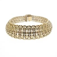 Gold fantasy link bracelet