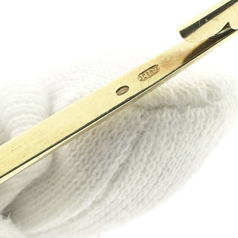 Image 7 of Vintage narrow gold brooch