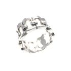 Image 1 of Silver wide fantasy ring