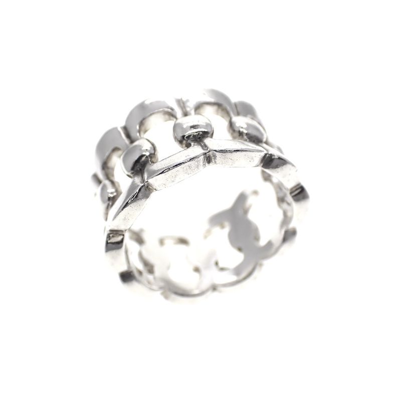 Image 1 of Silver wide fantasy ring