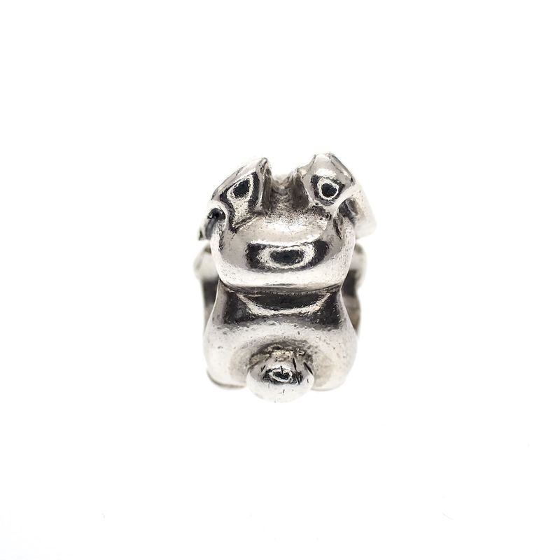 Image 5 of Pandora charm; Silver; Rabbit