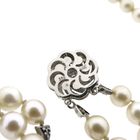 Image 7 of Vintage pearl necklace with white gold clasp | 51 cm