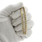 Image 9 of Gold twisted link bracelet | 18.5 cm