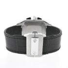 Image 10 of Cartier Santos 100 XL Chronograph 'Factory-Set' Diamonds 2891; 18k white gold watch with diamonds