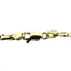 Image 6 of Gold closed Figaro link bracelet