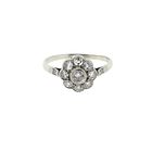Image 4 of White gold entourage ring with diamond | 0.74 ct.