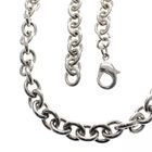 Image 1 of Silver robust anchor link necklace | 42 cm