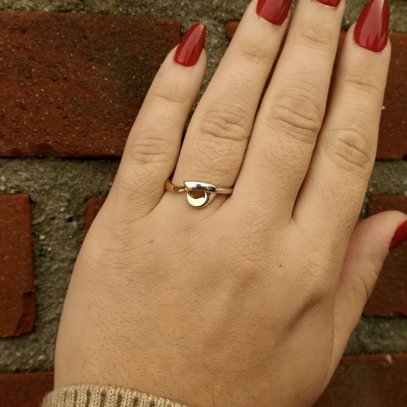 Image 10 of Two-tone gold fantasy ring