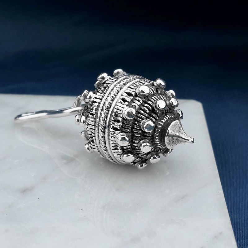 Image 2 of Silver Croatian Botun pendant | Filigree technique