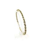 Image 1 of Gold twisted link bracelet | 20 cm