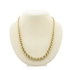 Image 1 of Gold jasseron link necklace | 46 cm