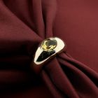 Image 7 of 18 carat white gold ring with citrine