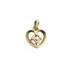 Image 6 of Gold pendant of a heart with zirconia
