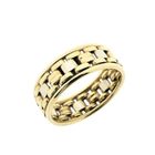 Image 1 of Two-tone gold link ring