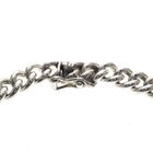 Image 3 of Silver gourmet link bracelet
