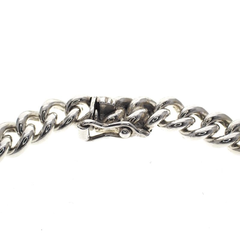 Image 3 of Silver gourmet link bracelet